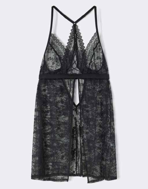Intimissimi Tempting treat baby doll in black, 5 of 5