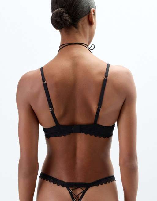 Intimissimi Tempting treat carioca balconette bra in black, 2 of 5