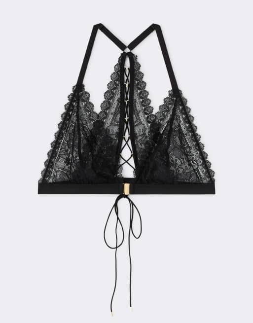 Intimissimi Tempting treat triangle bra in black, 5 of 5