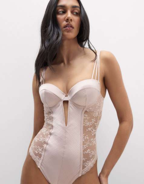 Intimissimi The art of lingerie bodysuit in ethereal rose - view 1