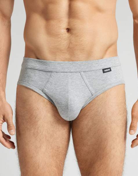 Intimissimi "the indestructible"  briefs in light grey melange - view 1
