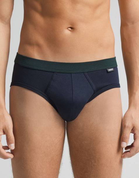 Intimissimi "the indestructible"  briefs in night blue and dark green - view 1