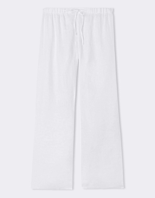 Intimissimi The pure linen trousers in white, 5 of 6