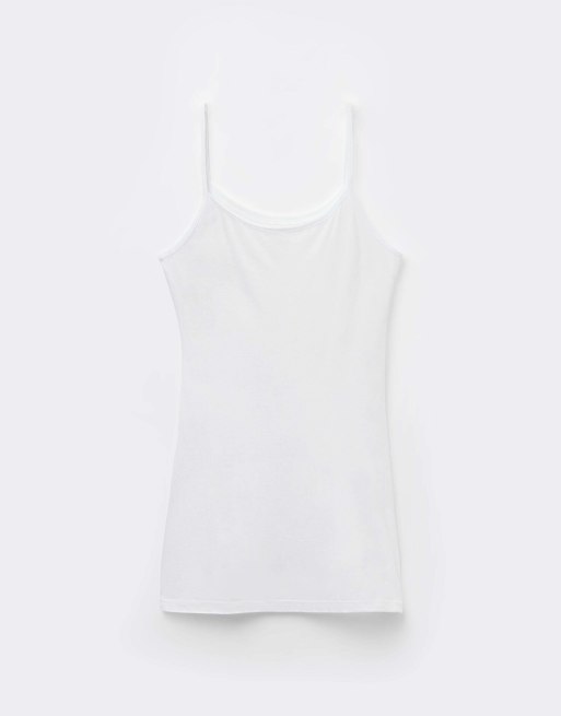 Intimissimi Ultrafresh cotton vest top in white, 5 of 7
