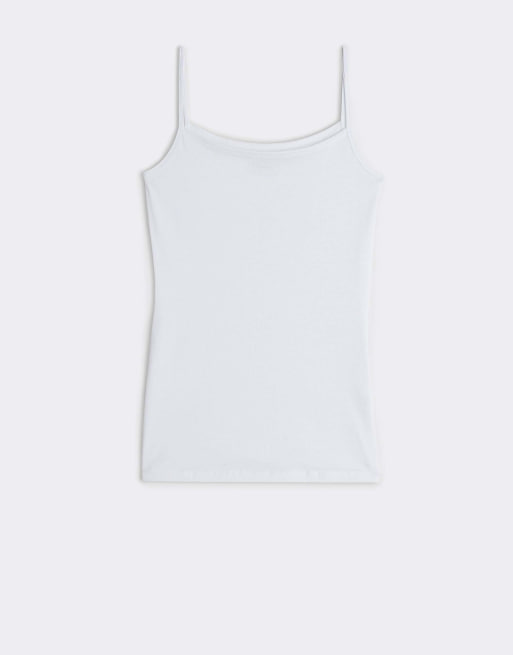 Intimissimi Ultrafresh cotton vest top in white, 7 of 7