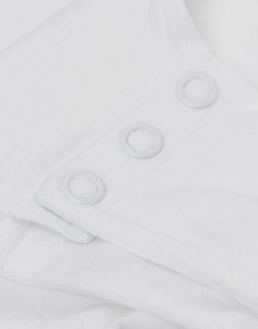 Intimissimi Ultralight cotton vest body in white, 6 of 6