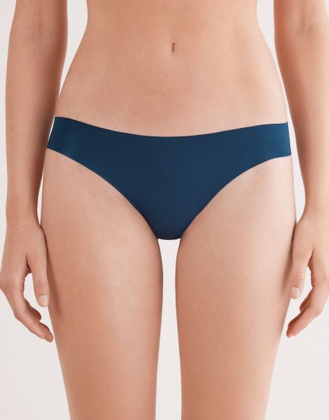 Intimissimi Ultralight microfibre brazilian knickers in peacock blue - view 1