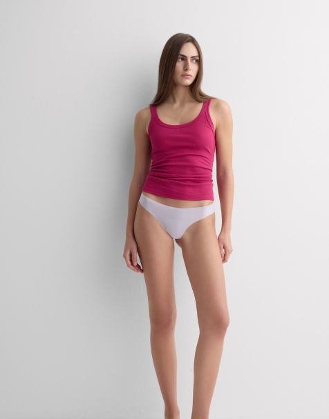 Intimissimi Ultralight microfibre brazilian knickers in quartz lilac - view 1