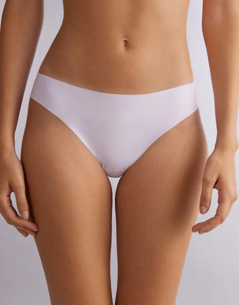 Intimissimi Ultralight microfibre brazilian knickers in white - view 1