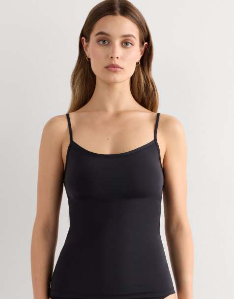 Intimissimi Ultralight microfibre top in black