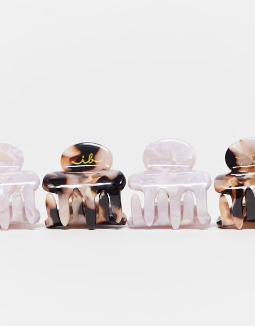 Invisibobble - Clipstar Petit Love - Confezione da 4 pinze piccole per capelli, 3 di 4