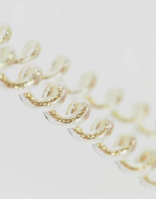 Invisibobble - Confezione da 3 elastici slim color oro, 3 di 4