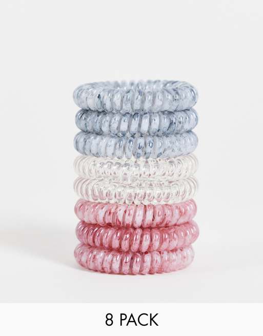 Invisibobble - Confezione risparmio da 8 elastici per capelli multicolore For Fine Hair Extra Slim