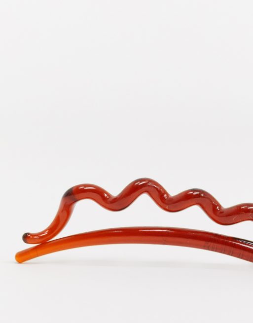 Invisibobble - Elastico per capelli a molla grande scuro "pretty", 4 di 4