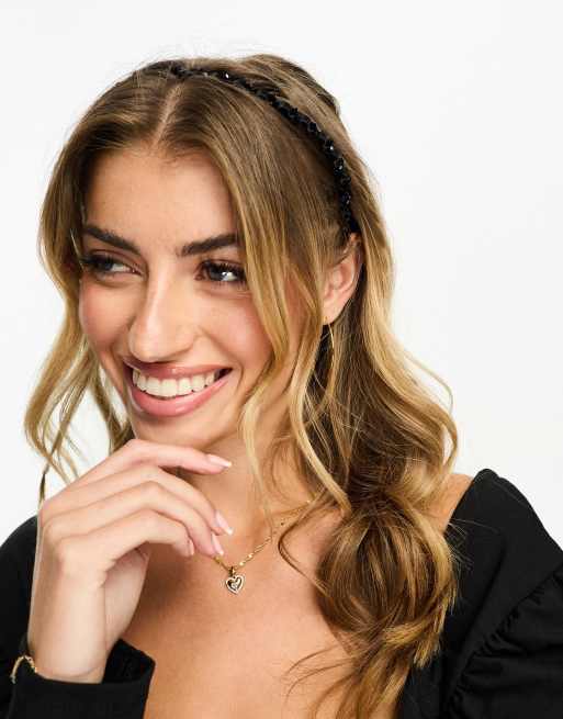 invisibobble – HAIRHALO – Haarreif – Black Sparkle, 4 von 4