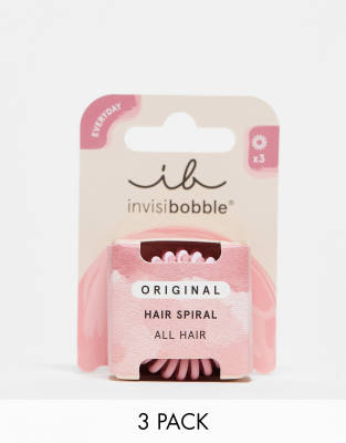 invisibobble - Original - 3 Haargummi-Spiralen - The Pinks-Rosa