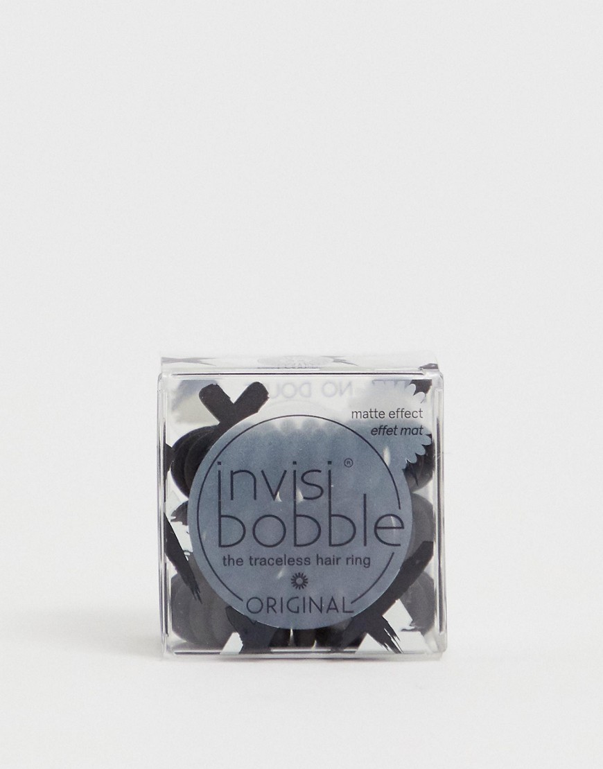 invisibobble ORIGINAL - Haarbandjes met mat effect - Zwart