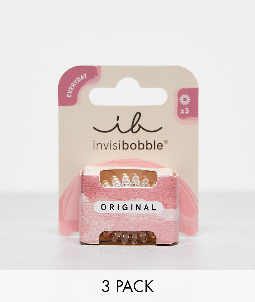 invisibobble Original Hair Spirals x3 - Crystal Clear