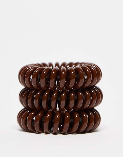 invisibobble Original Hair Spirals x3 - Pretzel Brown, 2 of 4