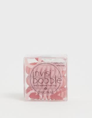 Invisibobble Original Matte Effect Hair Ties Pink Asos