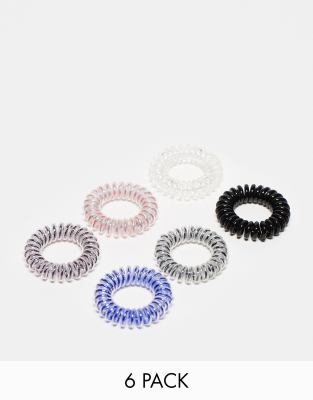 invisibobble - Power Be Visible - Haargummi-Spiralen (6 Power-Spiralen)-Bunt