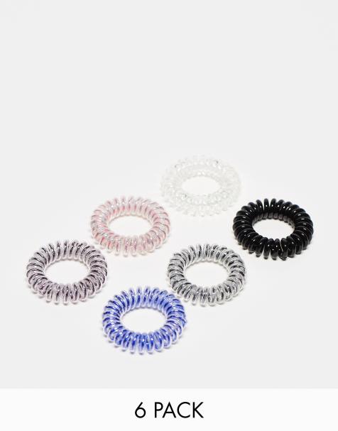 invisibobble – Power Be Visible – Zestaw 6 spiralnych gumek do włosów - view 1