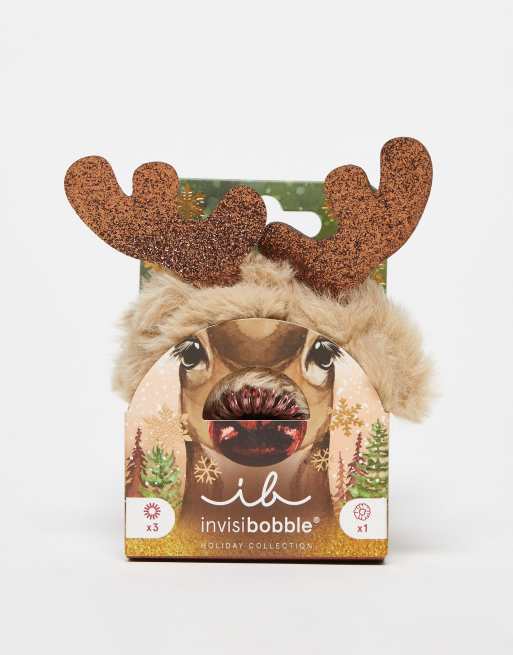 invisibobble - Red Nose Reindeer - Set di elastici per capelli