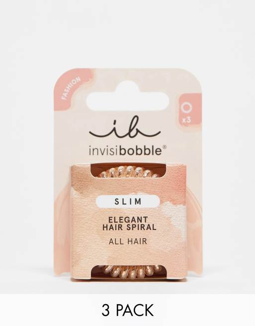 invisibobble Slim Hair Spirals x3 Bronze Me Pretty