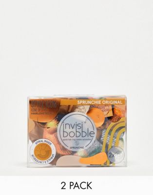 Invisibobble Sprunchie Fall In Love Hair Ties - 2 Pack | ASOS