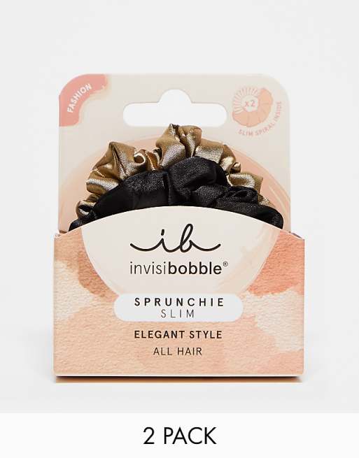 Invisibobble Sprunchie Slim True Golden 2pk Invisibobble Sprunchie Slim True Golden 2pk