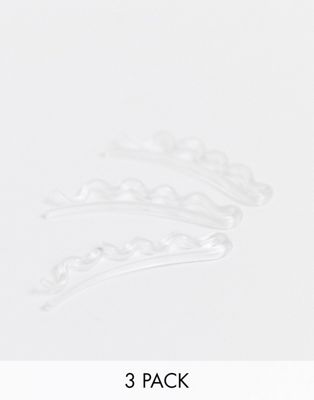 invisibobble – WAVER Slide-Lock – Haar-Clip – Crystal Clear-Transparent