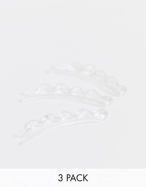 invisibobble – WAVER Slide-Lock – Haar-Clip – Crystal Clear