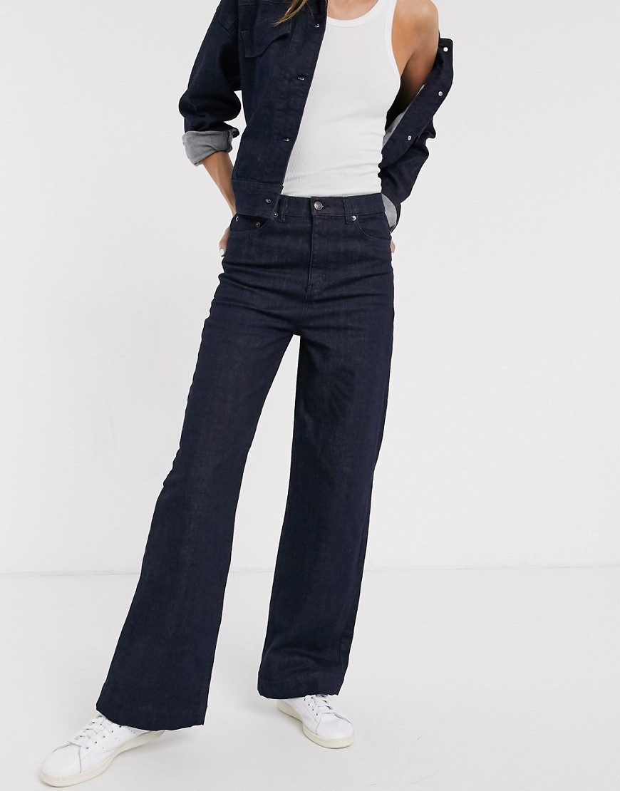 Inwear - Emone - Jeans met wijde pijpen in marineblauw