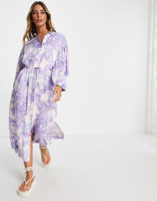 Floaty store shirt dress