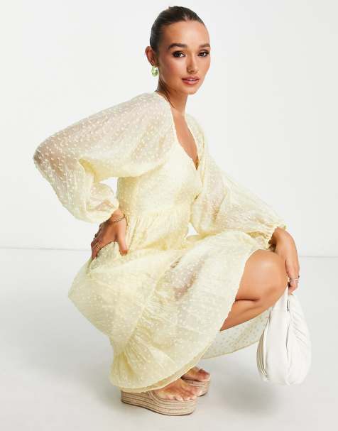 InWear - Monisha - Robe babydoll fluide - Jaune - view 1