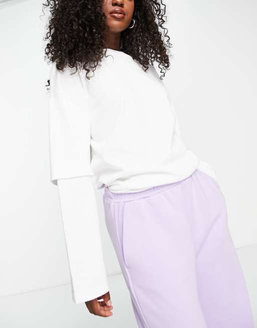 InWear - Pantalon de jogging d'ensemble en jersey doux - Lilas, 3 de 4
