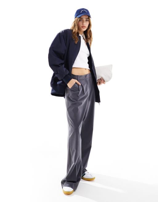 InWear - Terra - Bomber à manches froncées - Bleu marine, 2 de 4