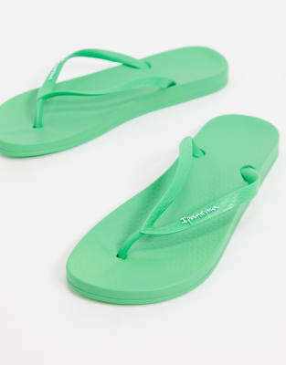 green flip flops