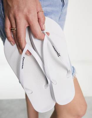 Ipanema Ipanema anatomic flip flops in white