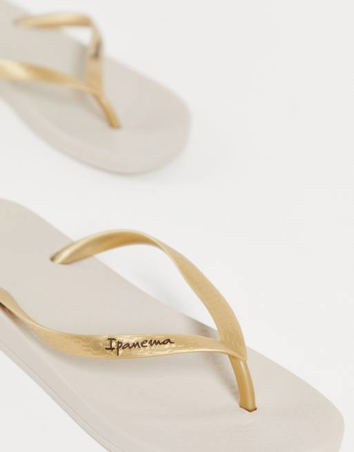 Ipanema flip sale flops gold