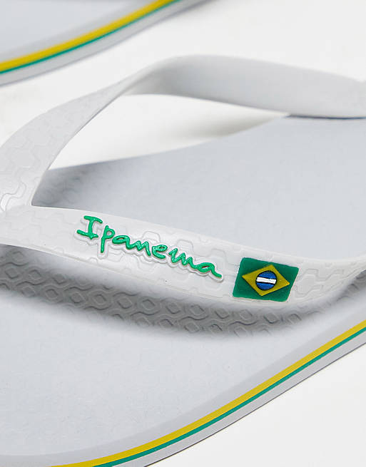 Ipanema classic brazil 21 flip flops in gray