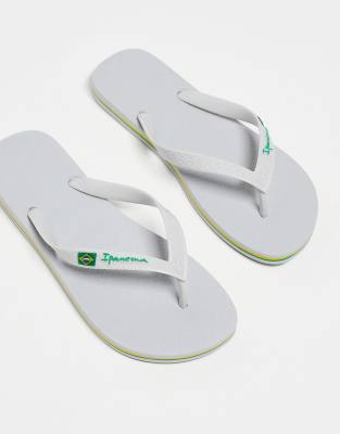 Ipanema classic brazil 21 flip flops in grey
