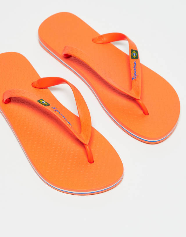 Ipanema - classic brazil 21 flip flops in orange