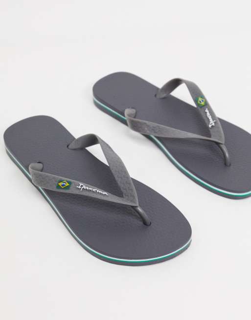 Ipanema Classic Brazil flip flops in graphite