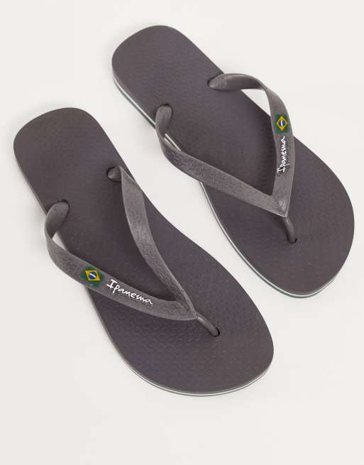 Ipanema – Classic Brazil – Mörkgrå flip flops