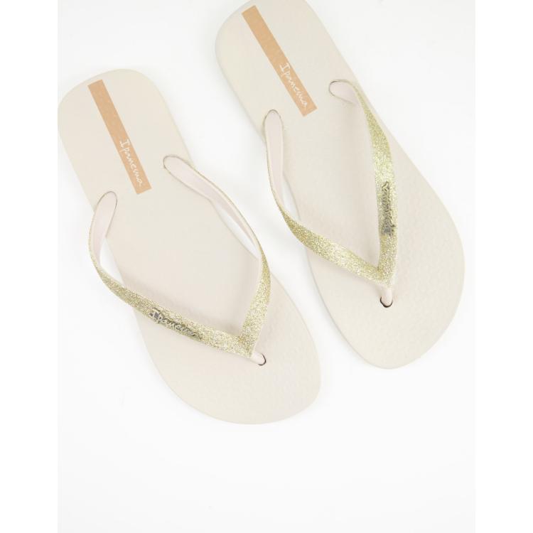 Ivory best sale flip flops