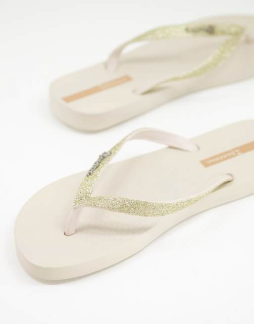 Ipanema glitter flip discount flops