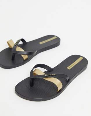 ipanema metallic flip flops