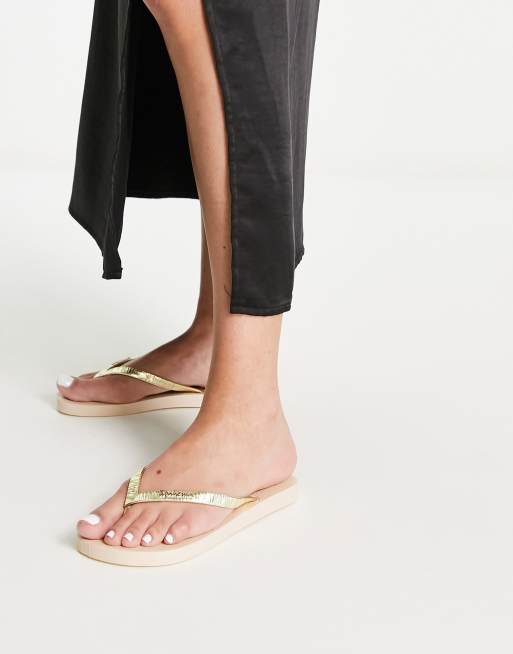 Ipanema - Pop - Sandales à brides scintillantes - Beige