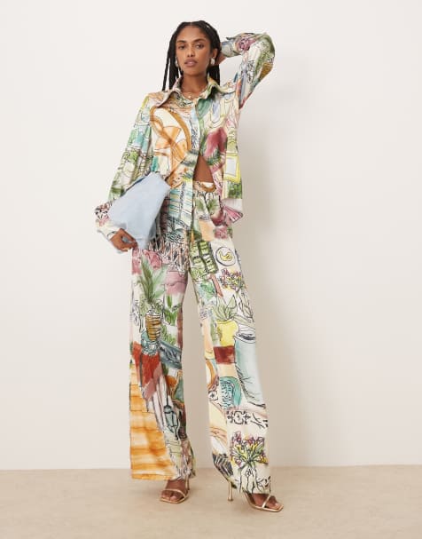 Isabelle Pennington-Edmead Basterre shirt in sanctuary print - part of a set - view 1